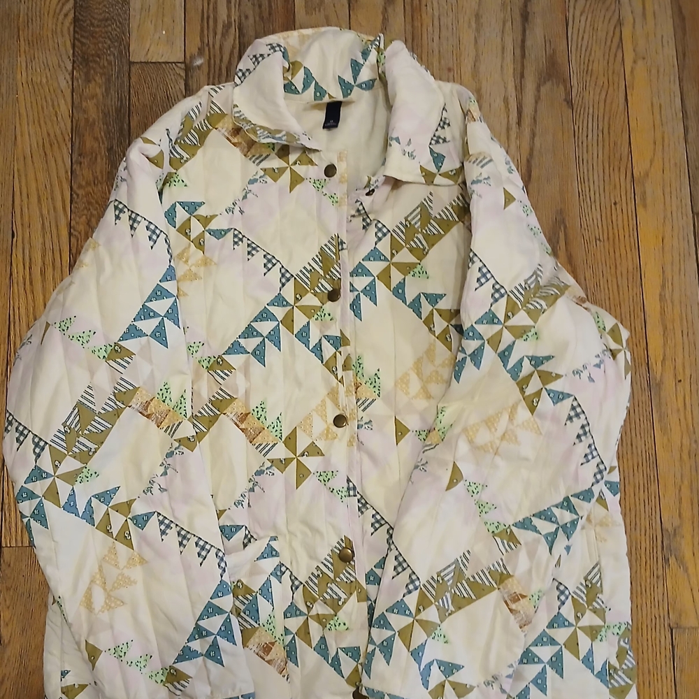 Universal Thread Multicolor Quilted Jacket